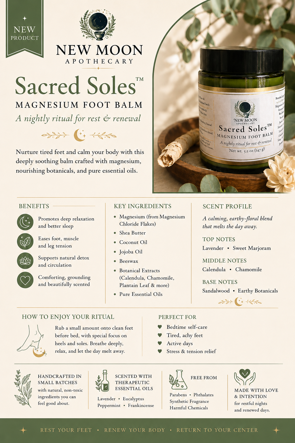 Sacred Soles™ Magnesium Foot Balm