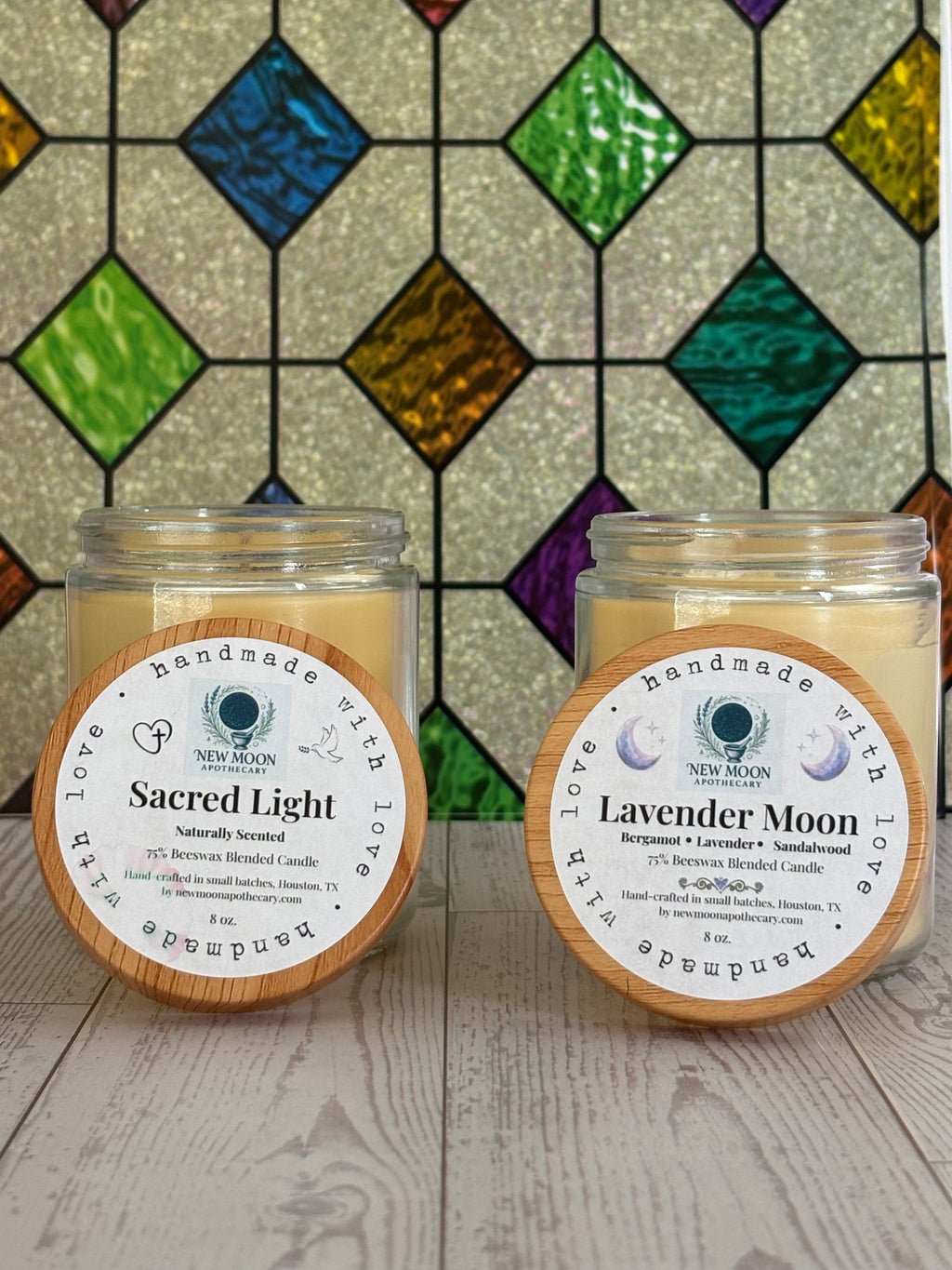 Sacred Light – Unscented Beeswax Candle