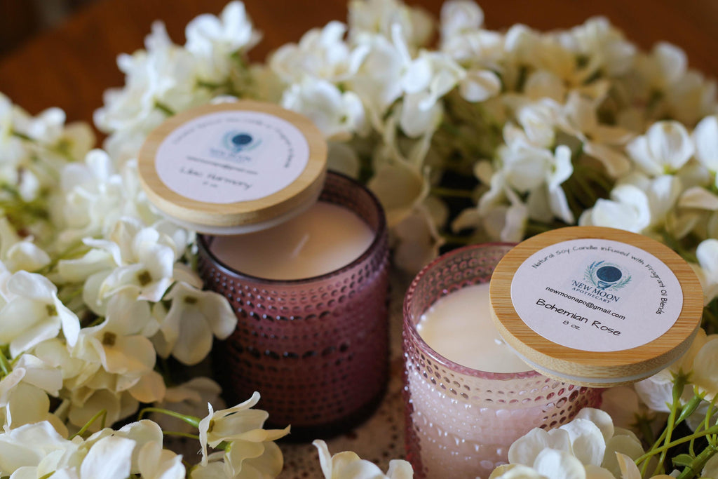 Bohemian Rose - Luxury soy wax candle