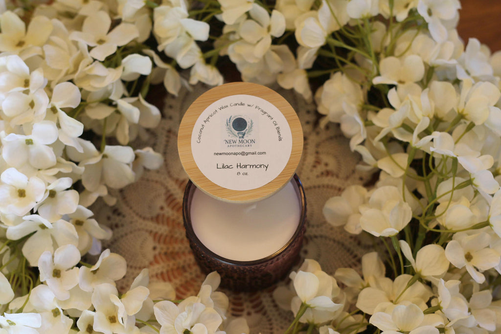 Lilac Harmony in purple- Luxury soy wax candle