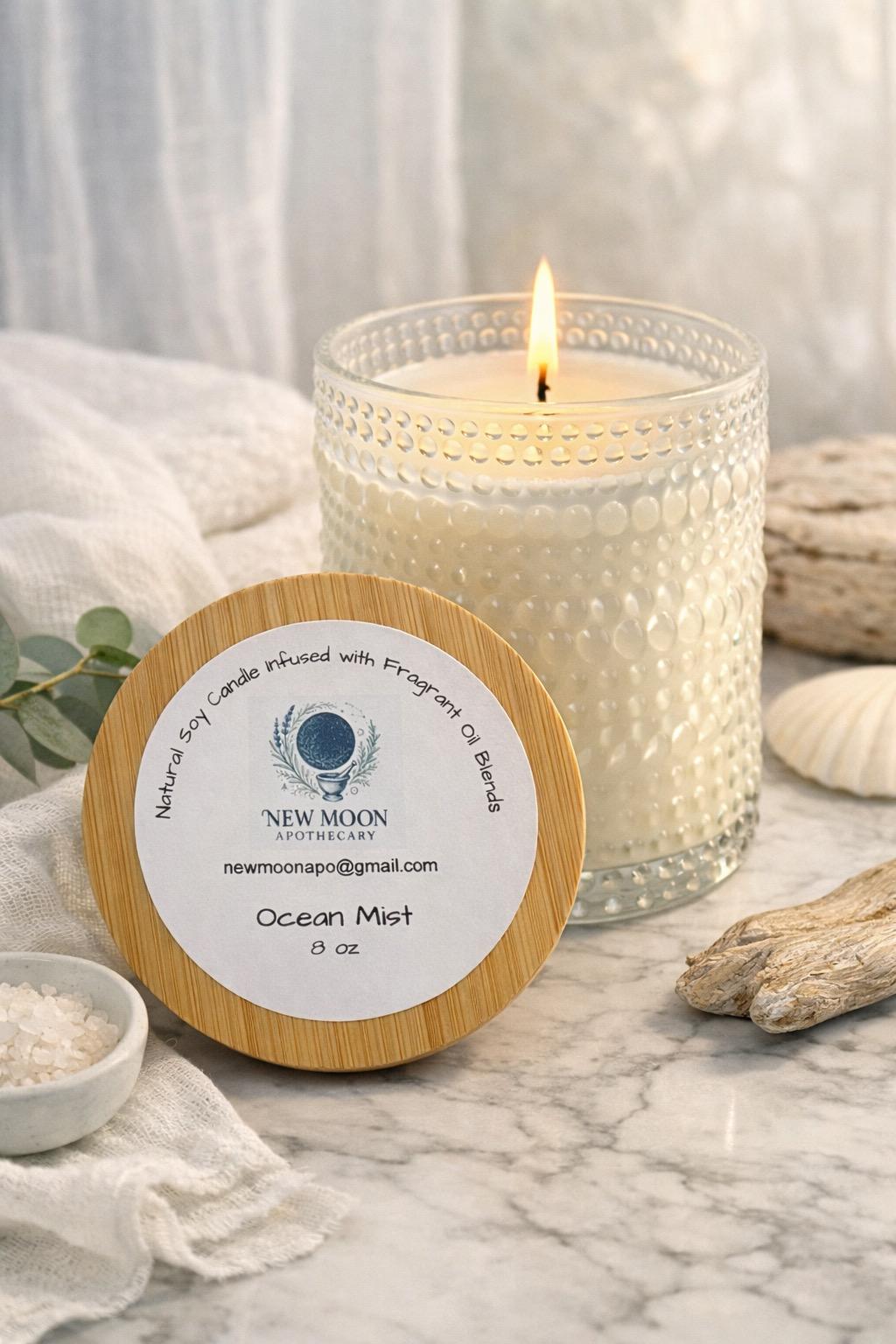 Ocean Mist  Coastal Luxury Soy Candle