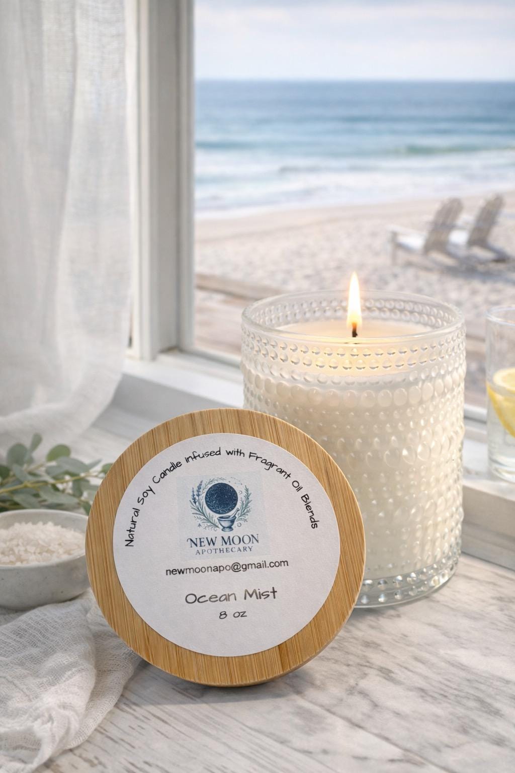 Ocean Mist  Coastal Luxury Soy Candle
