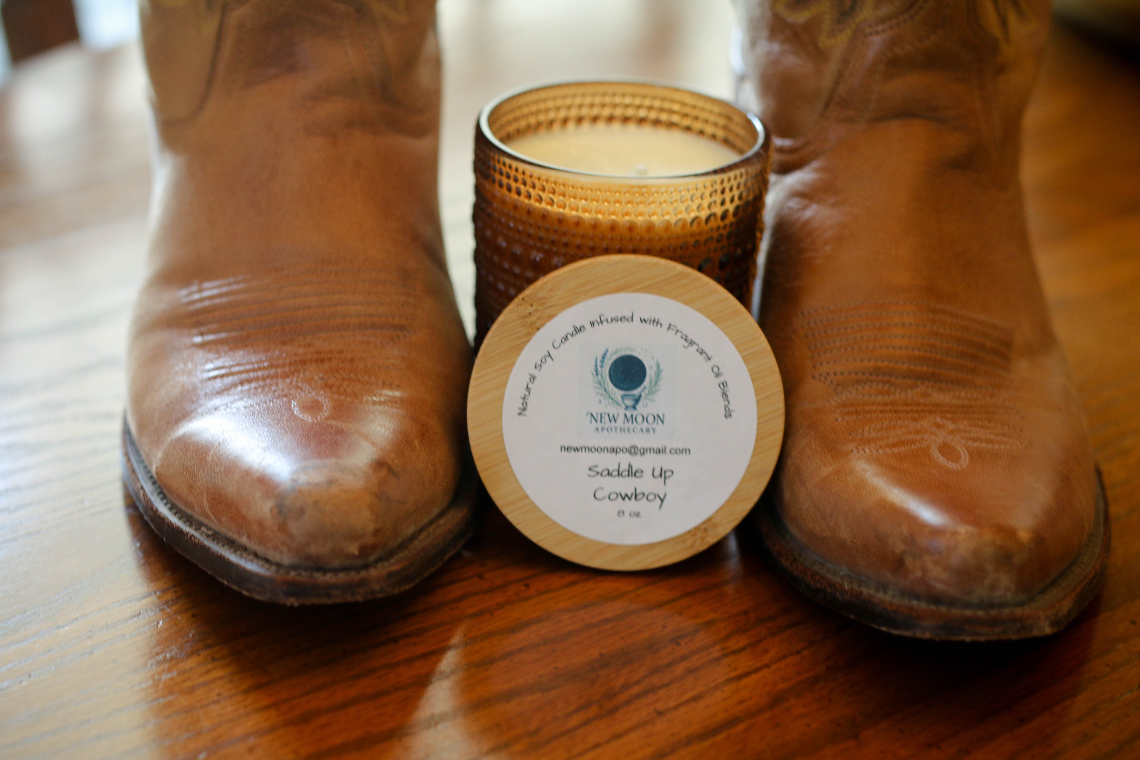 Saddle Up Cowboy - Rodeo inspired Candle Collection