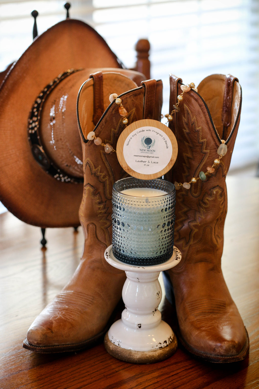Leather and Lace - Rodeo inspired Candle Collection