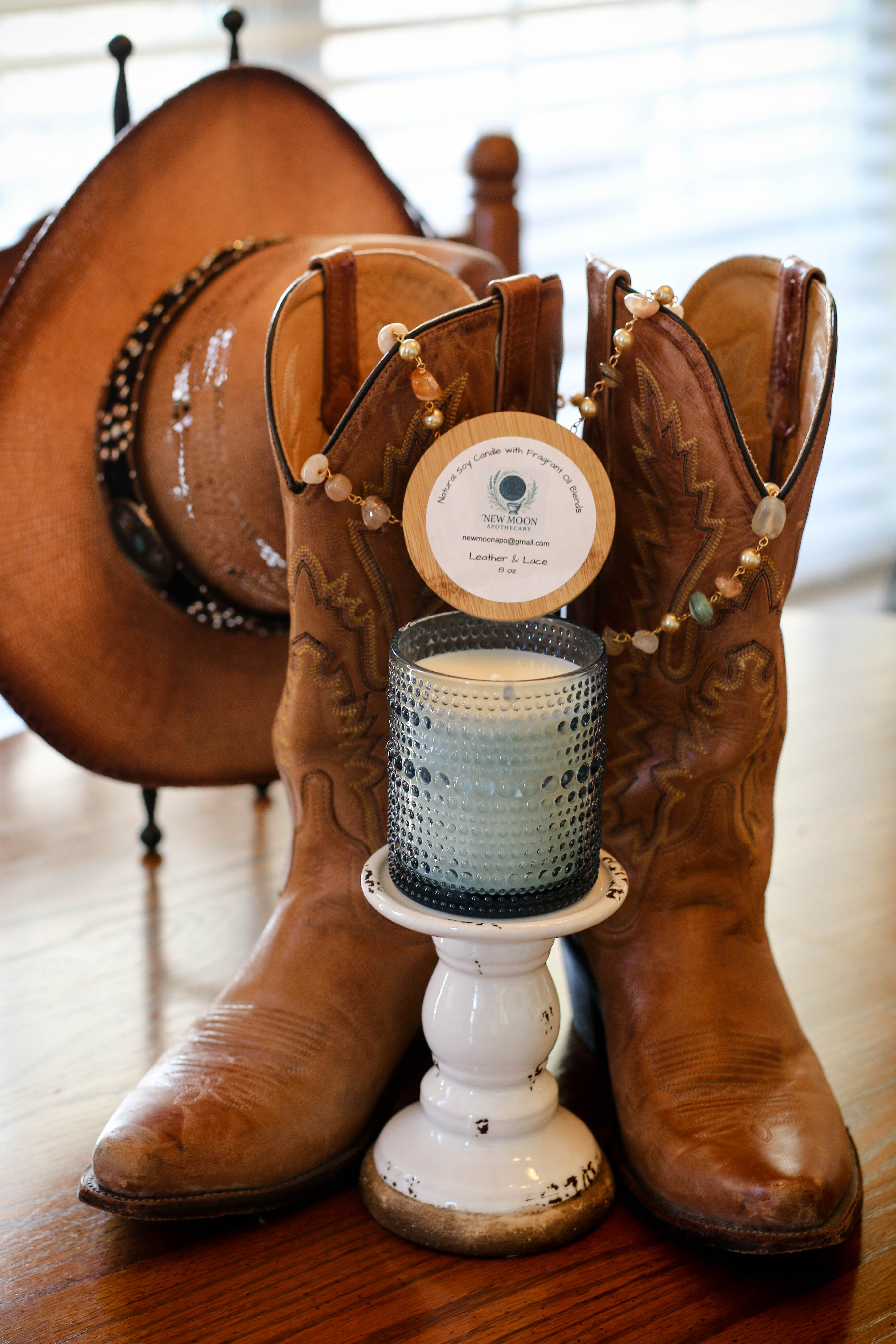 Leather and Lace - Rodeo inspired Candle Collection