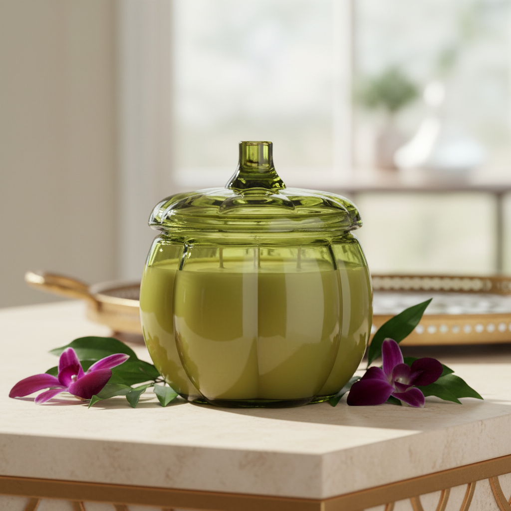 Velvet Orchid pumpkin candle hero